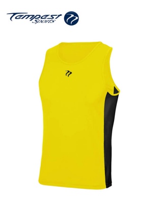 Tempest Yellow Black Men's Training Vest